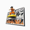Dragon Ball Z Little Flying Son Goku Figure-Out 3d Manga Painting Room Decor 27*40cm