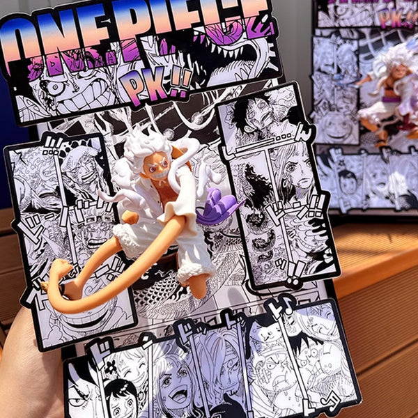 One Piece Nika Sonnengott Bandai Figur-Out 3D Manga Malerei Raumdekor 21*30cm