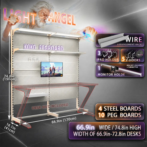 Panneau perforé Light Angel KOKO
