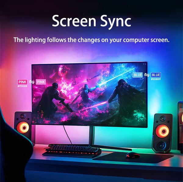 Display sync-Ambient light-KOKO E-Sports Lighting Accessories