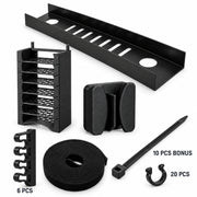 KOKO Pegboard Cable Management Kit — Cable Complete