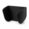 Black KOKO pegboard mouse holder with curved side supports on a white background.